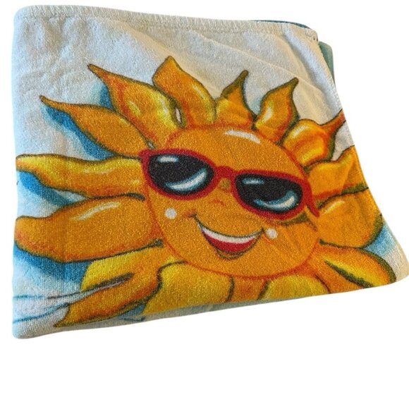 Vintage Copa Florida Map Terry Cotton Beach Towel 30x56 Souvenir - Picture 9 of 9